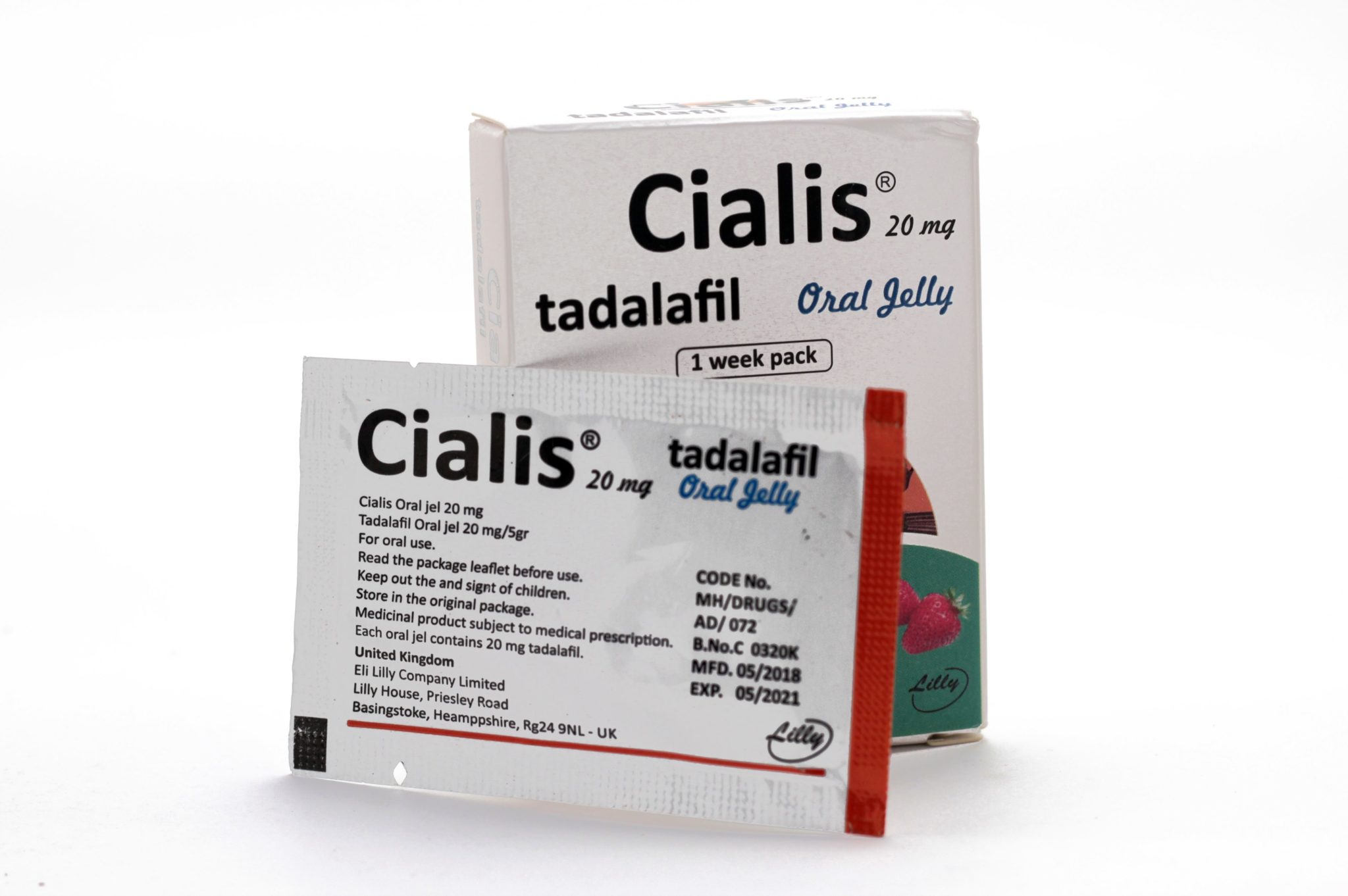 Cialis Oral Jelly 20mg - 20mg tadalafila Prirodna Potencija